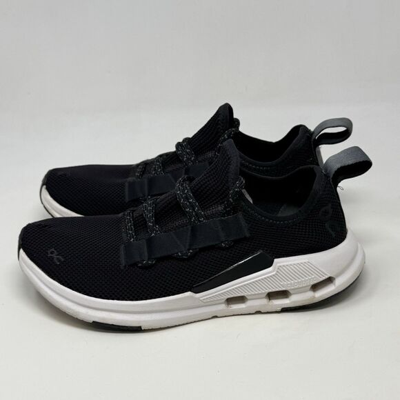 On Running Black Sneakers with White Soles - Picture 2 of 15